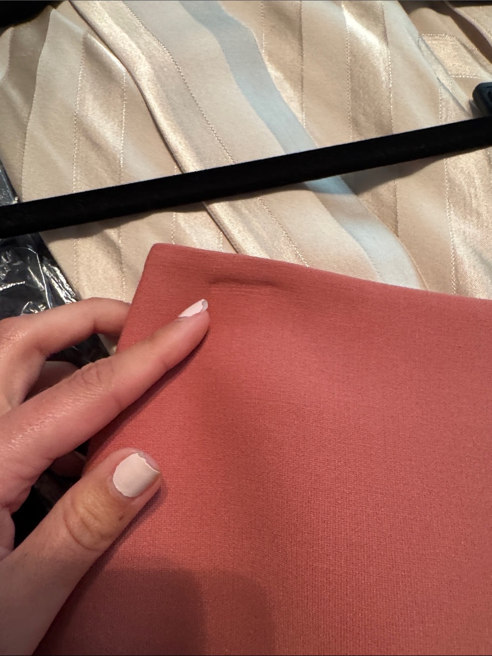 Women's Pink High-Waist Pencil Skirt - Picture 6 of 8